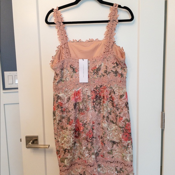 Lace Floral Mini Dress - Summer Wedding Guest - w Tags - Picture 3 of 4